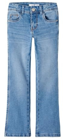 NAME IT Nkfpolly Skinny Boot Jeans 1142-au Noos Jeans Niñas, Medium Blue Denim, 152