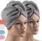 Kavya Toalla Microfibra para Pelo Rizado Curly, Superabsorbente Anti Frizz - 2 Piezas para El Cuidado De La Piel SPA