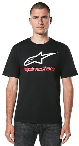 Alpinestars Herren Original Logo T-Shirt Kurzarmshirt für Männer mit Rundhalsausschnitt