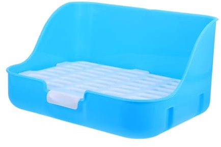 COSMEVIVI Bunny Toilette Für Käfige Abnehmbare Und Leicht Zu Reinigende Kaninchen-Toilette Aus Langlebigem Material Für Stubenreinheit Von Haustieren