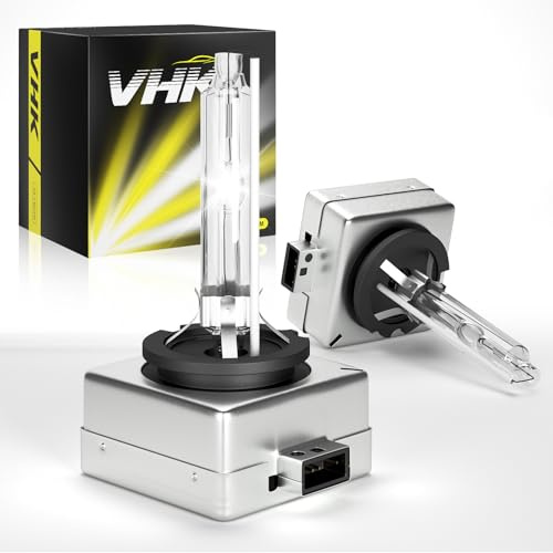 VHK for 2014 2015 2016 2017 2018 2019 2020 2021 Jeep Grand Cherokee HID Headlights D3S Xenon Bulbs, D3SC1 Lights for 2014-2018 Cherokee & 2017-2021 Compass, 6000K White 35W OEM, Not Fit Halogen, 2PCS