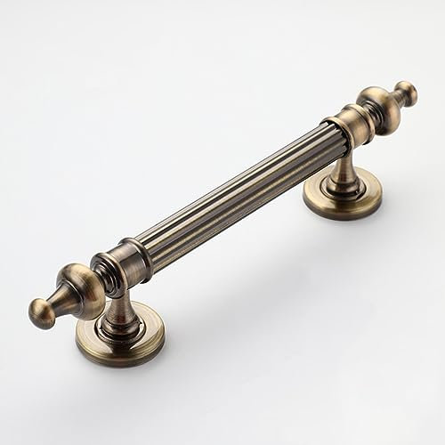 Türgriff im Vintage-Stil, bronzefarben für Schiebetür, 46,7 cm lang, Innendekoration, Heimdekoration, einseitiger Ersatzgriff für Holz/Taschen-/französische Tür