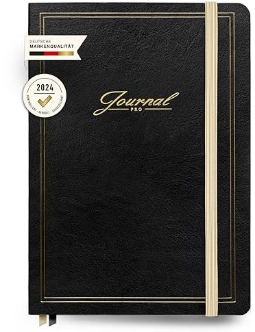 NORTHERN NOTES® Journal Pro A5 – Edles Softcover mit Goldprägung, gepunktet, für Bullet Journaling, Notizen & kreatives Planen