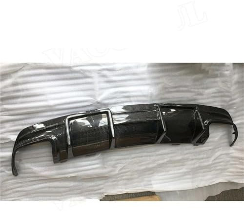 DZSMACHENGSM Auto Spoiler Wing Auto Hinten Lip Spoiler Diffusor Für Benz W117 Für CLA 200 250 260 Für CLA45 Für AMG Sport 2013-2019 FRP Stoßstange Kits Auto Spoiler(Kohlenstoff-Look)