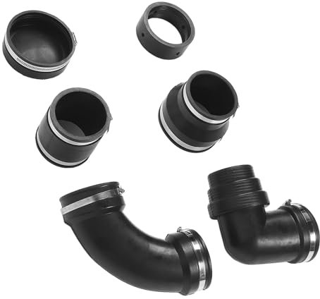 Kit de Système de Vidange D'égout en Caoutchouc, Joints Flexibles étanches, Raccords Portables pour Camping-car, Adaptateurs Complets pour Remorque de Camping-car
