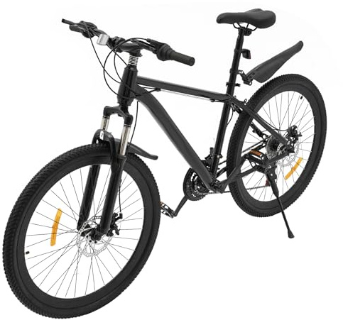 DCSYOG 26 Zoll Mountainbike,21 Gänge Schaltung Mountainbike mit Kohlenstoffstahl Rahmen, Scheibenbremse, Fully MTB für Jungen, Mädchen, Damen & Herren