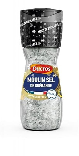 Apportez une saveur authentique à vos plats avec le moulin sel de Guérande 60g DUC.- Lot De 4