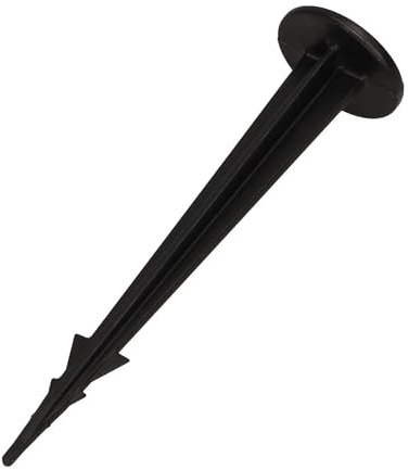 GARDENIX Garten - Erdanker Unkrautvlies, Erdnägel Unkrautvlies, 50 Stück, UV-beständiger Kunststoff, 100mm Länge, Rostfrei, Flacher Kopf für Stabilität und Halt