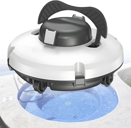 Aspirateur de piscine sans fil, nettoyeur de piscine à escalade murale, nettoie le fond, les parois et la ligne de flottaison, autonomie de 180 minutes, pour piscines hors sol et creusées