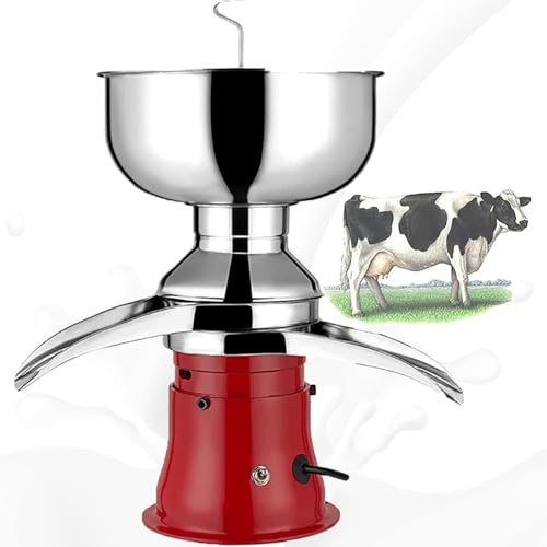 Stainless Steel Electric Milk Skimmer, Efficient Cream Separator for Dairy Processing, Ideal for Farms and Home Use
