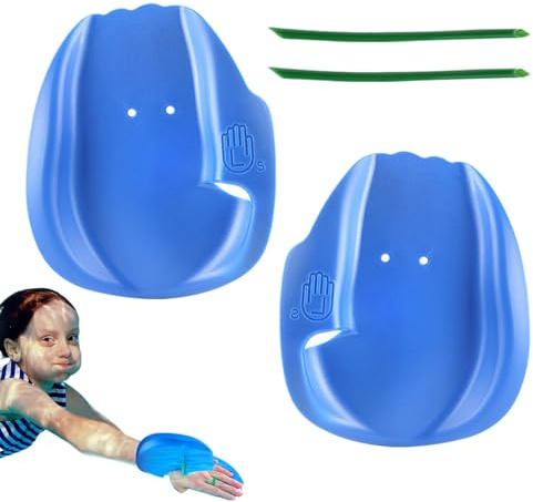 Paletas de Entrenamiento de Natación,Palas De Entrenamiento De PVC para Estilo Libre - Equipo de Acuático con Diseño Ergonómico para Hombres, Mujeres y Jóvenes