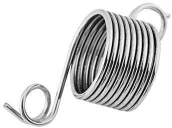 CHICIRIS Högkvalitativt Rostfritt Stål Finger Fingerborg Lindad Stickning Ring Behändigt Verktyg för Tröja Stickning Silver