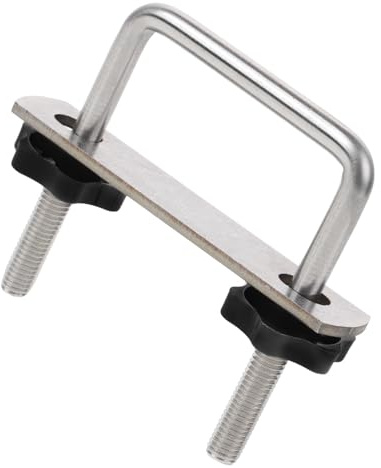 Alasum Clip de Fixation pour Barres de Toit de Voiture U-Type, Pince 6 Cm pour Porte-Bagages, Accessoires Robustes pour Valise Toit Voiture et Clips de Barre Transversale