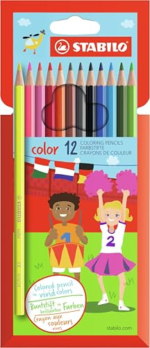 STABILO - Buntstift - color | 12er Pack inkl. 2 Neonfarben