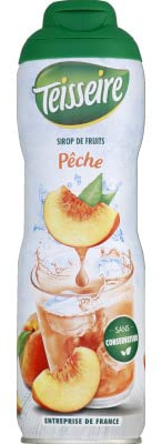 Teisseire Sirop de Pêche, La bouteille de 60cl