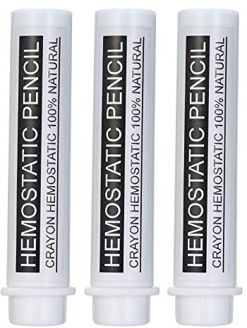 Styptic Pencil Shaving,Leepesx 3PCS Pen Type Styptic Pencils Set Bloodstone Stops Cuts Bleeding Shaving Cut Stick Anti-infection Men's Shaving Tool