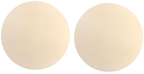 Osmond 2X Pizzastein zum Backen-Cordierit Pizzasteinplatte für Grill Grillofen-Kochen und Servieren Von Pizzabrot Käse-Runde 30,5 cm