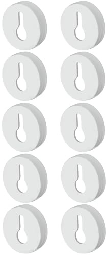 cyclingcolors 10x support de cadre attache tableau ferrure plastique 30mm bois à percer meuble crochet trou assemblage accroche trou serrure clé