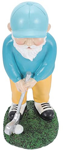 Uonlytech Statue de GNOME en Résine pour Décoration Extérieure, Détails Exquis et Apparence Réaliste, Style Européen Créatif pour Jardin et Pelouse