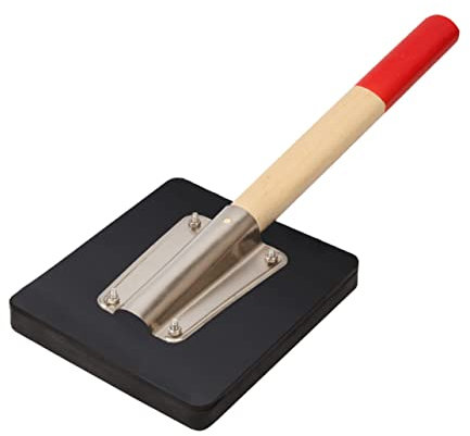 Homoyoyo Gummihammer Fliesenlegerhammer Pflastergummi Mit Verdicktem Schwarzem Gummiblock Holzgriff Für Fliesenverlegung Bodenbelag Und Holzböden