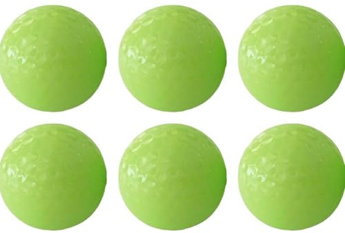 Muteitt Leuchtende Golfbälle Für Nachtsport, 6 Stück, Fluoreszierend, Im Dunkeln Leuchtend, Langlebig, Für Golfsportspiele