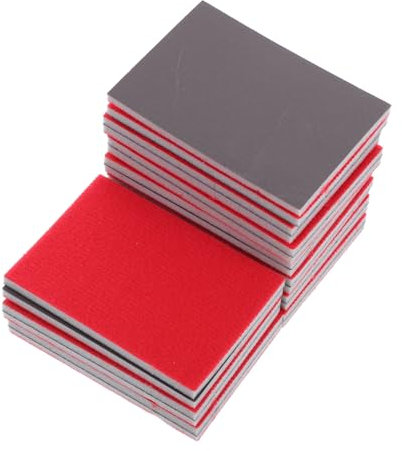 JECOMPRIS 20pcs Ultra-fine Sandpaper Discs Grit Sanding Blocks for Crafts Fine Grit Sandpaper Sanding Sheets
