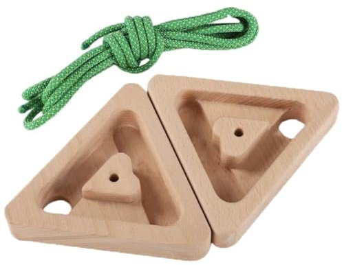 Lpitoy Kletter-hangboards, Tragbare Griffbretter Seilen Für Das Klettertraining, Professionelle Kletterbretter Für Fingerkraft Beim Klettern