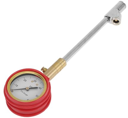 RATCHROLL 1 Pc Misuratore di Pressione Universale per Pneumatici 0-60PSI 2.36 Pollici Misuratore di Pressione Digitale per Pneumatici per Moto SUV Camion