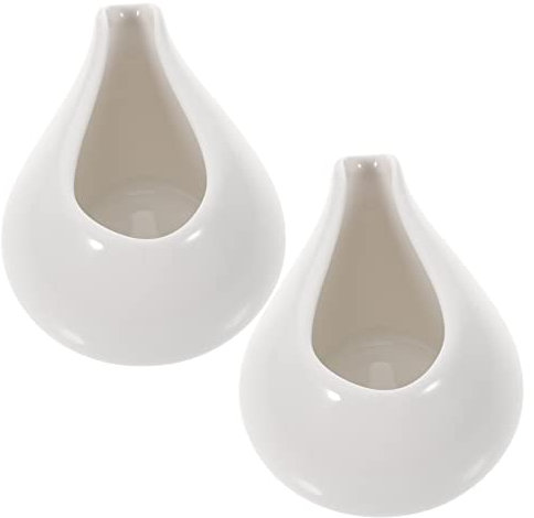 Cabilock 2pièces Saucières Céramique De Style Occidental Blanches Lot De Bols à Sauce Individuels