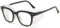 ZEZEZ Gafas con Cámara de Humedad y Antipolen for Hombre y Mujer: Bloquean La Luz Azul, Son Resistentes Al Viento y a La Humedad, Alivian La Sequedad Ocular. Silicona Ultrasuave, Lente Transparente(Ne