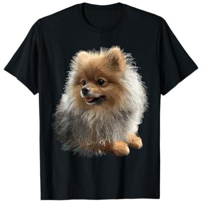 Poméranien Chien Pomeranian Pom Doux Spitz Allemand T-Shirt
