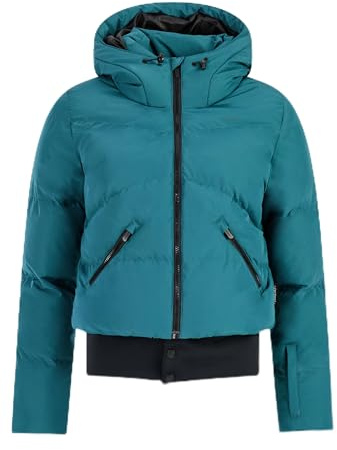 Protest PRTPreppy Women's Ski and Snowboard Jacket Zip Shift, Rainstorm Blue, M