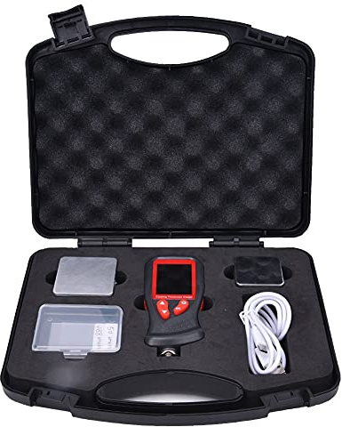 Spessimetro Digitale Portatile per Vernice, Misuratore di Spessore Rivestimento, Tester per Auto - Misurazione Rapida, Riconoscimento Automatico Substrato, Uso Industriale e Controllo Qualità