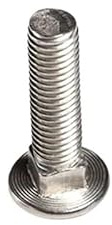 1-100pcs 304 Stainless Steel Carriage Screw Half Round Square Neck Bolt Flat Head Can Be Used for Shelves(M8x70(2pcs))