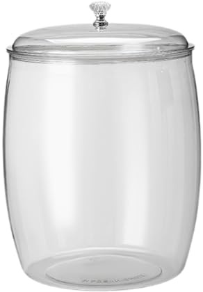 KiBcsLic Luftdichtes Plastik, Küchen Lebensmittelbehälter, Mehl, Versiegeltes Plastik, Durchsichtig, Speisekammer für Losen Tee, Bohnen, Gewürze, N, 10l