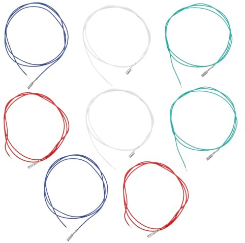 BESTonZON 8stücke Ersatz-audiokabel für Tonabnehmer Anschlusskabel für Plattenspieler Phono-ersatzkabel Vinyl-audiokabel Headshell-audiokabel Phono-kabel