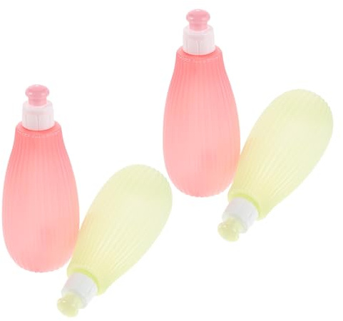 MOTHNUR 4 Stück-pack Po Reiniger 350 Ml aus Pp Tragbare Waschflasche für Hygienische Windelreinigung und Babypflege Hautfreundlich Auslaufsicher für Reisen