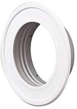 Weiße Rohrleitungsrosette 110 mm Rohr-Deckenventil/Entlüftungsflanschschlauch Zapfen Rohrmanschette RM110