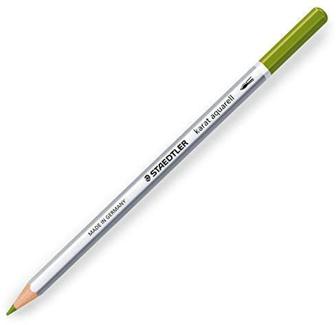 Staedtler Karat Aquarell Bleistift - Profi Aquarellstift - Einzelstift - Olivgrün - 57