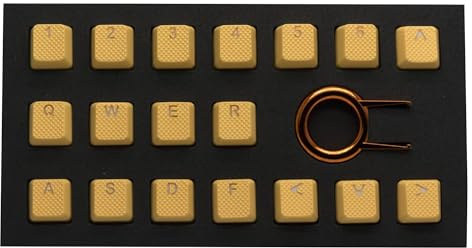TAI-HAO TPR Rubber Backlit Double Shot - 18 Keys (Neon Orange)