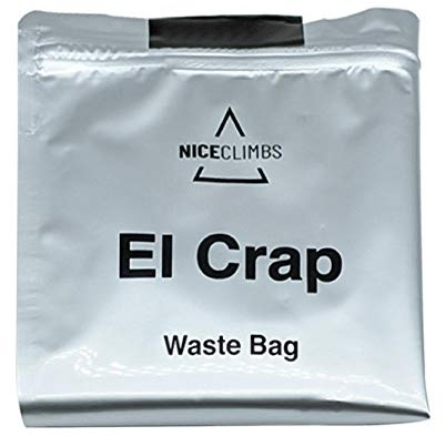 NiceClimbs El Crap - Kit de bolsas de basura para inodoro, paquete de 10