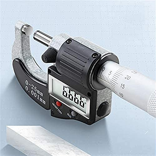 DHF 0-25mm Affichage numérique électronique Diamètre extérieur Micromètre Micromètre Micromètre Micromètre Micromètre Micromètre Thread Caliper Mesure Outil de Mesure (Size : 0-25mm)