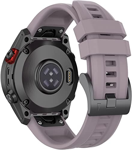 BBZ Fenix 7s-armband, silikon-sportband, 20 mm, lätt passform för Garmin Fenix 7S/Fenix 5S Plus/Fenix 6S Pro/Fenix 7S/Fenix 7S Solar/Fenix 7S, Sapphire, Solar