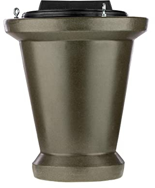 EUROHUNT Vorratsbehälter für Futterautomaten 2.0 inkl. Dosieröffnung und 3 Befestigungspunkten, braun, (max. Füllmenge: 18kg)