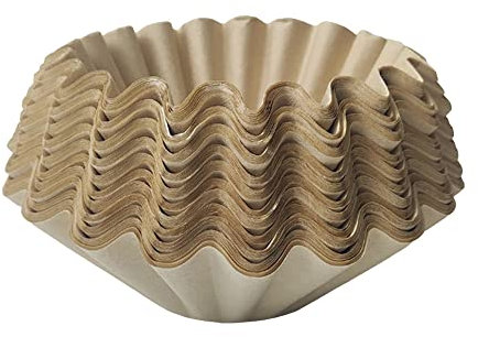 50PCS Coffee Filter Papers, Brown Disposable Paper Coffee Filters Heat-Resistant for Home, Office, Cafe, Restaurant