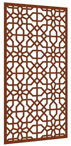 vidaXL Garten-Wanddeko 105x55 cm Cortenstahl Maurisches Design