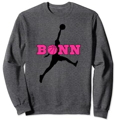 Bonn Basketball Fan Support Rheinland Stadion pink Sweatshirt