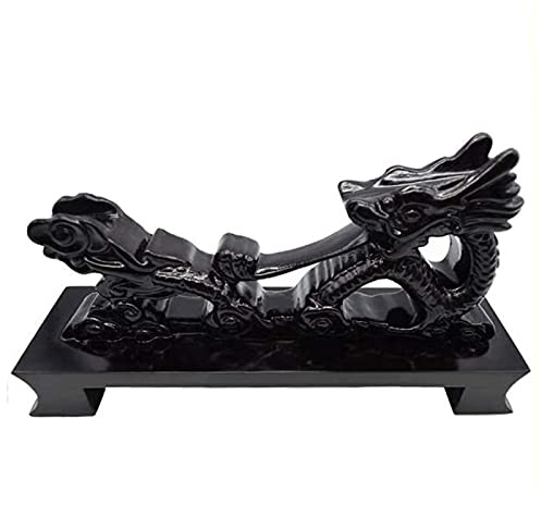 YJKKZQLB Support d'épée Dragon Résine Noir Samouraï Support d'épée Présentoir Arts Martiaux Supports d'armes pour Katana