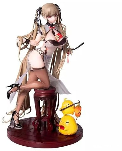 REOZIGN Fantastische Figur, Cheongsam-Hocker, fantastisch, Action-Figuren, 24 cm, PVC, Sammlerstück, für Anime-Fans, Geschenke