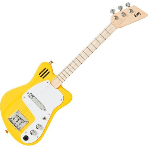 Loog Mini Electric Guitars Yellow Kindergitarre